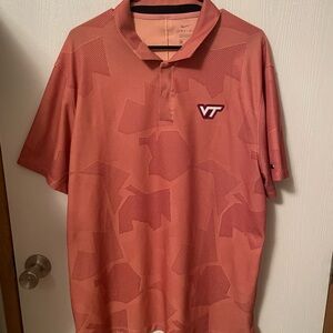 Nike Tiger Woods Virginia Tech Golf Shirt Men’s SZ XL